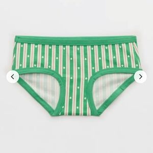 NWT American Eagle Outfitters Green Striped Womens Panties